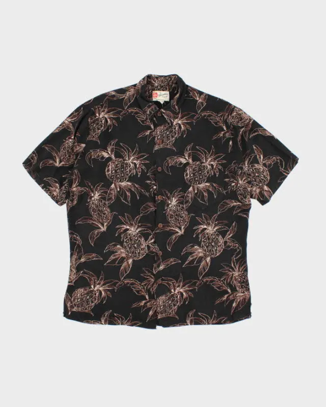 Vintage 90s Hilo Hatties Pineapple Hawaiian Shirt - L sold by Rokit