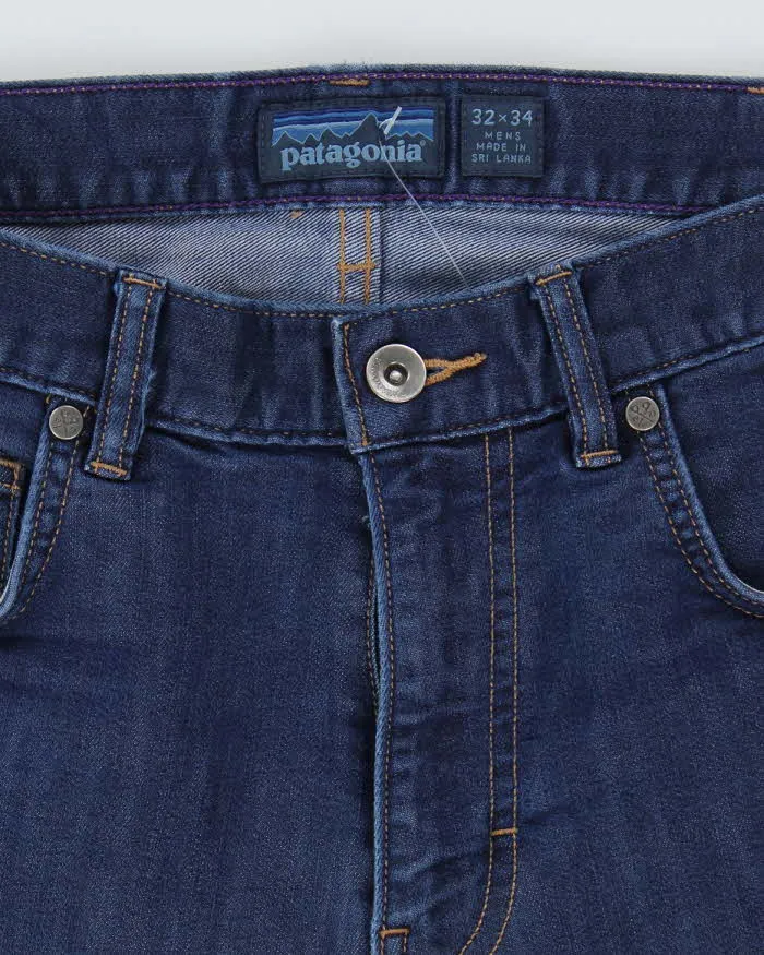Vintage 2000's Patagonia Dark Wash Slim Lightweight Jeans - W32 L30 sold by Rokit product image thumbnail 5
