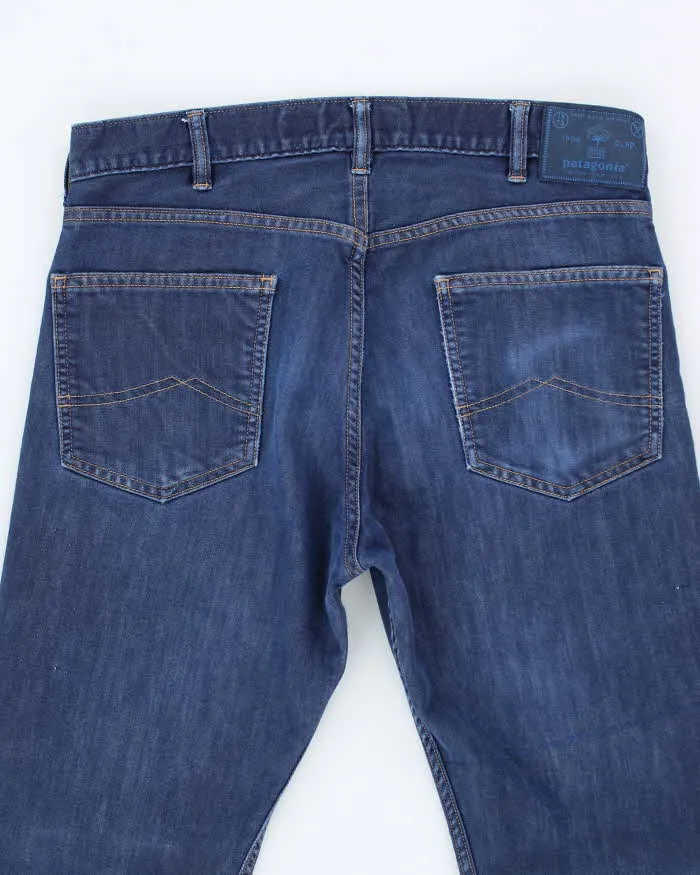 Vintage 2000's Patagonia Dark Wash Slim Lightweight Jeans - W32 L30 sold by Rokit product image thumbnail 4