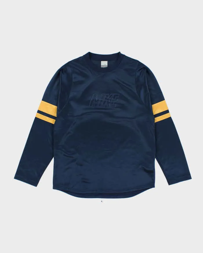 Men's Nike Navy Blue Sports Jersey - S sold by Rokit