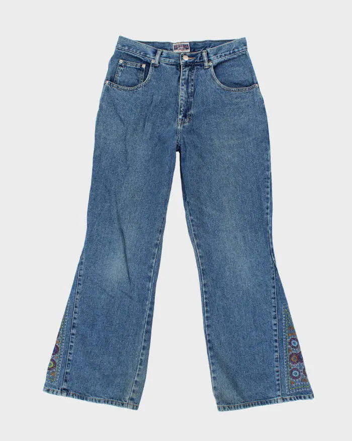 Vintage 90s Nevada Embroidered Jeans - W30 L29 sold by Rokit