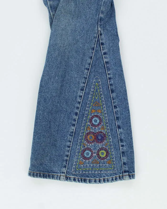 Vintage 90s Nevada Embroidered Jeans - W30 L29 sold by Rokit product image thumbnail 4