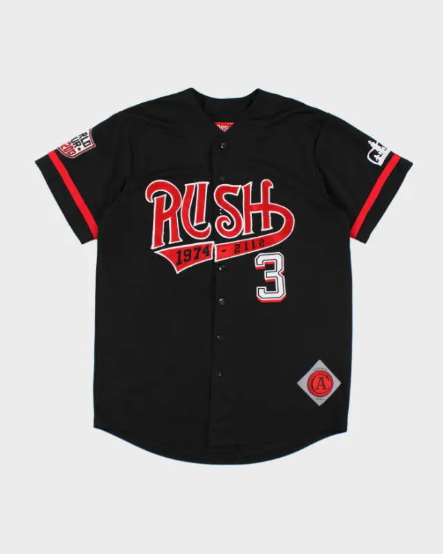 Men's Rush Black Sports Jersey - L sold by Rokit