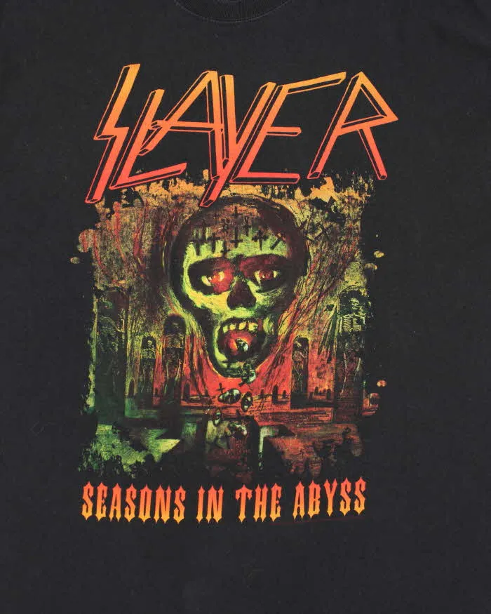 Vintage Slayer Season in the Abyss Band T-Shirt - L sold by Rokit product image thumbnail 3