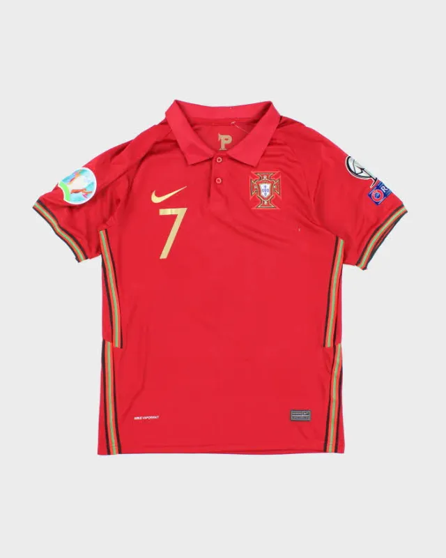 Vintage Nike Portugal Lightweight Polo Shirt - S sold by Rokit