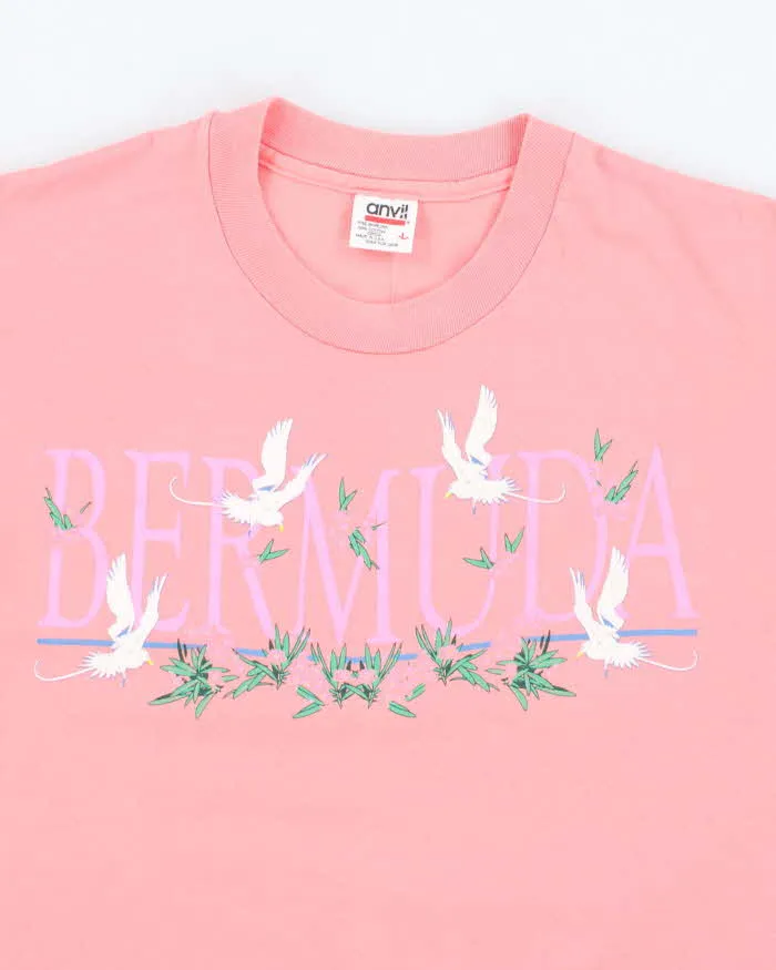 Vintage 90's Bermuda Souvenir Graphic T-Shirt - L sold by Rokit product image thumbnail 3
