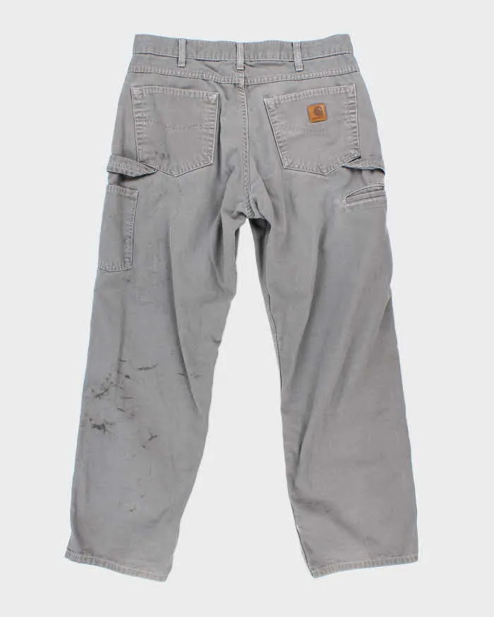 Vintage 2000's Carhartt Faded Single Knee Carpenter Trousers - W34 L29 sold by Rokit product image thumbnail 2