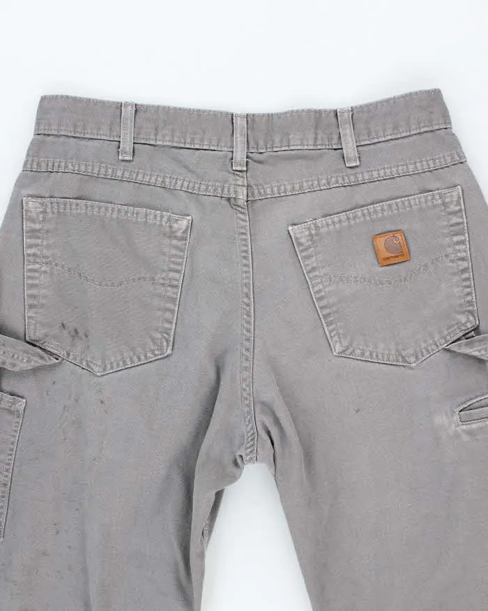 Vintage 2000's Carhartt Faded Single Knee Carpenter Trousers - W34 L29 sold by Rokit product image thumbnail 4