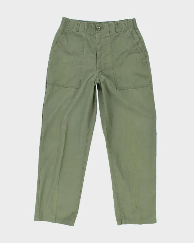 70s Vintage US Army Dura-Press Utility Trousers - 28x28 sold by Rokit