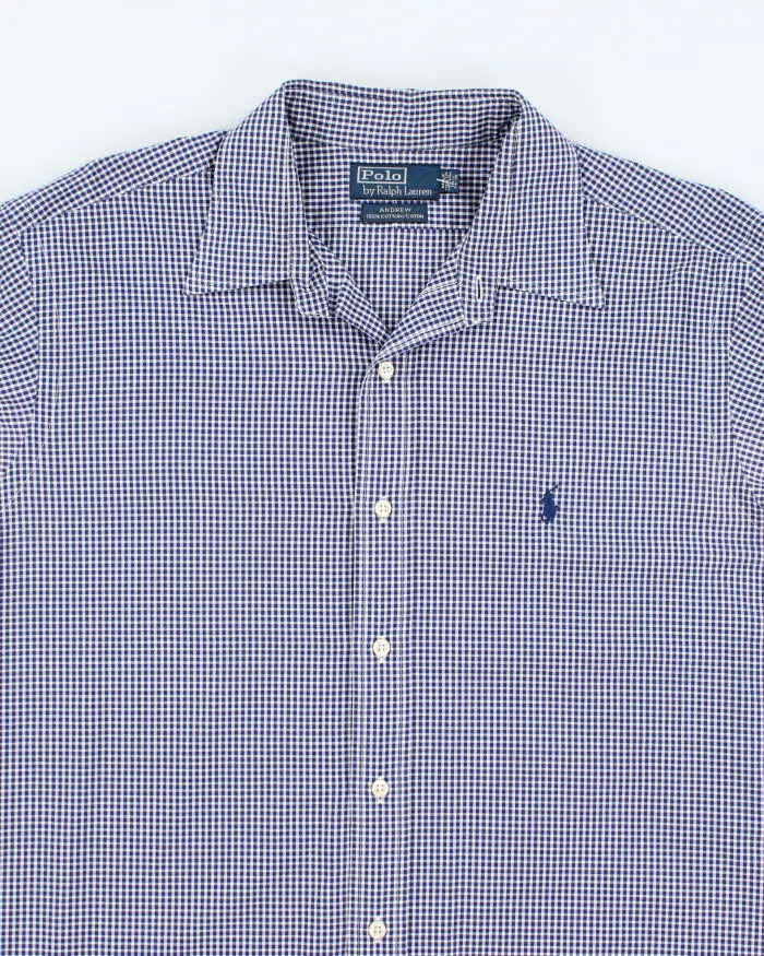 Vintage Ralph Lauren Checked Button Up Shirt - XL sold by Rokit product image thumbnail 3