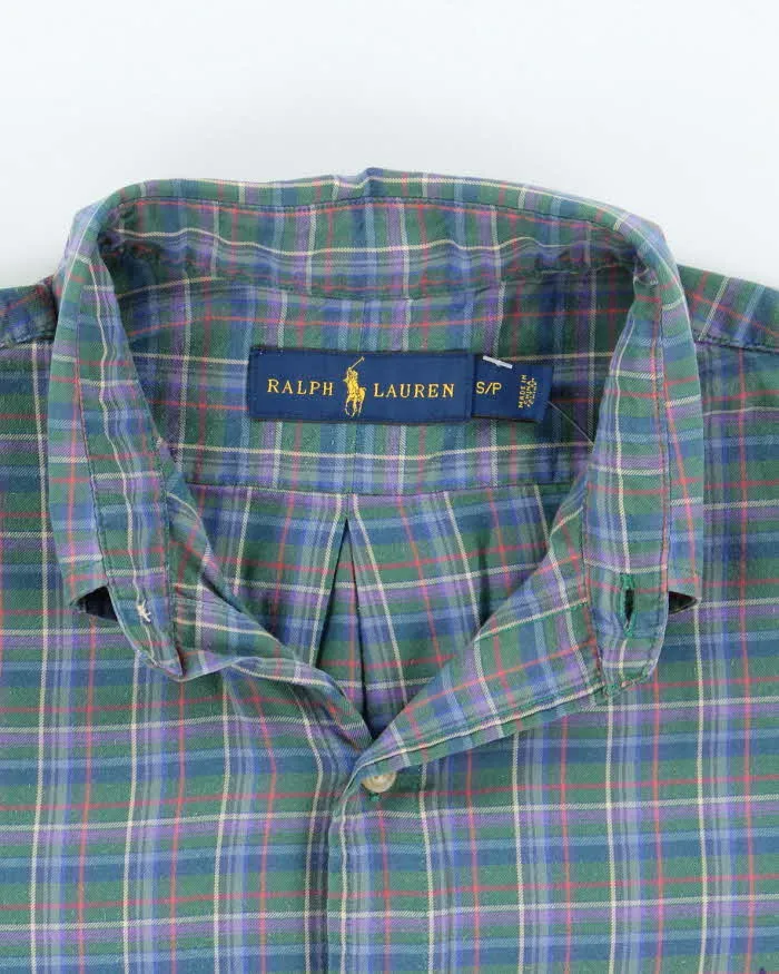 Vintage 2000's Ralph Lauren Small Horse Flannel Shirt - S sold by Rokit product image thumbnail 5