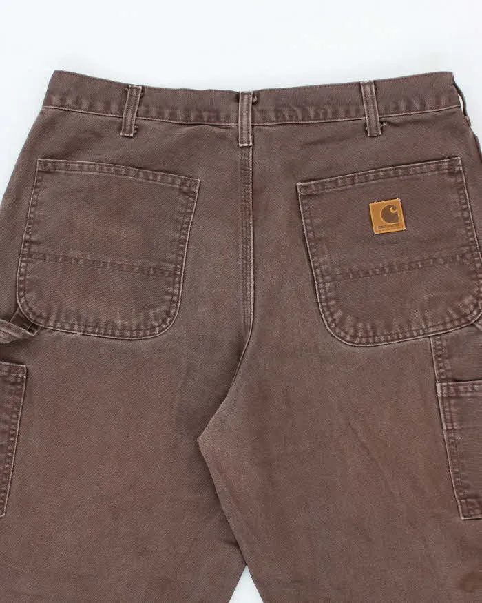 Vintage Carhartt Heavyweight Single Knee Carpenter Trousers - W32 L28 sold by Rokit product image thumbnail 4