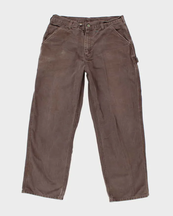 Vintage Carhartt Heavyweight Single Knee Carpenter Trousers - W32 L28 sold by Rokit