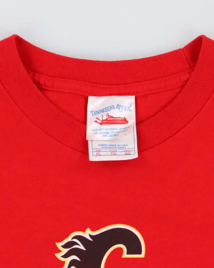 Men's 2004 Stanley Cup Red Cotton T-Shirt - XL sold by Rokit product image thumbnail 5