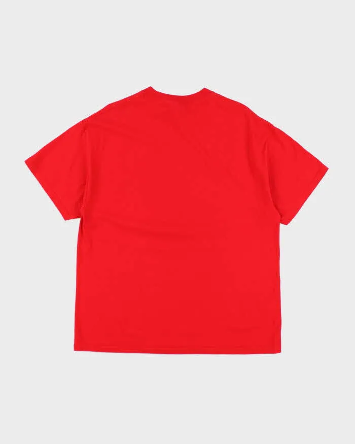 Men's 2004 Stanley Cup Red Cotton T-Shirt - XL sold by Rokit product image thumbnail 2