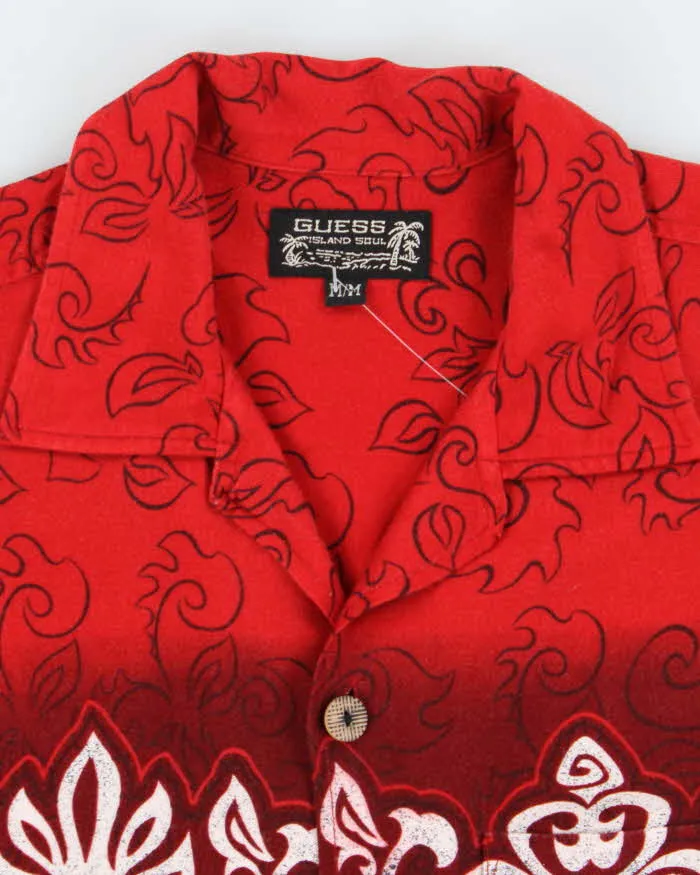 Vintage Y2K Guess Tribal Print Oversized Hawaiian Shirt - M sold by Rokit product image thumbnail 5