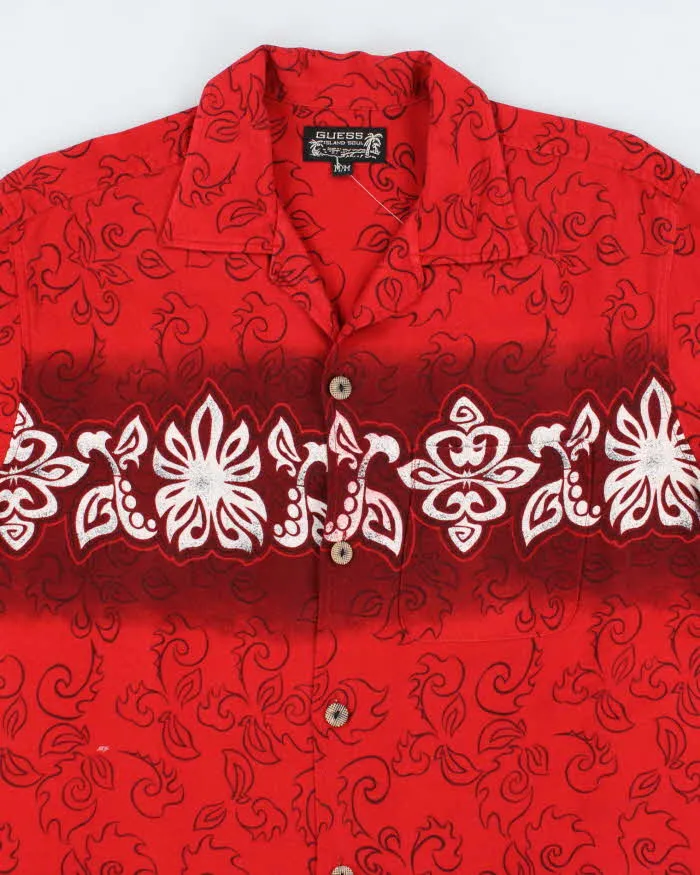 Vintage Y2K Guess Tribal Print Oversized Hawaiian Shirt - M sold by Rokit product image thumbnail 3