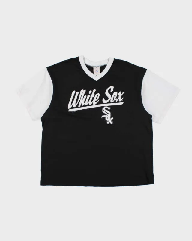 Vintage 90s White Sox Black and White Sports Jersey - 3XL made by Rokit