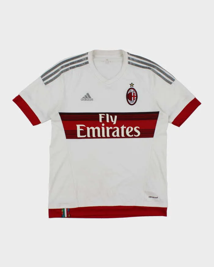 Vintage Adidas AC Milan Away Football Shirt - M sold by Rokit