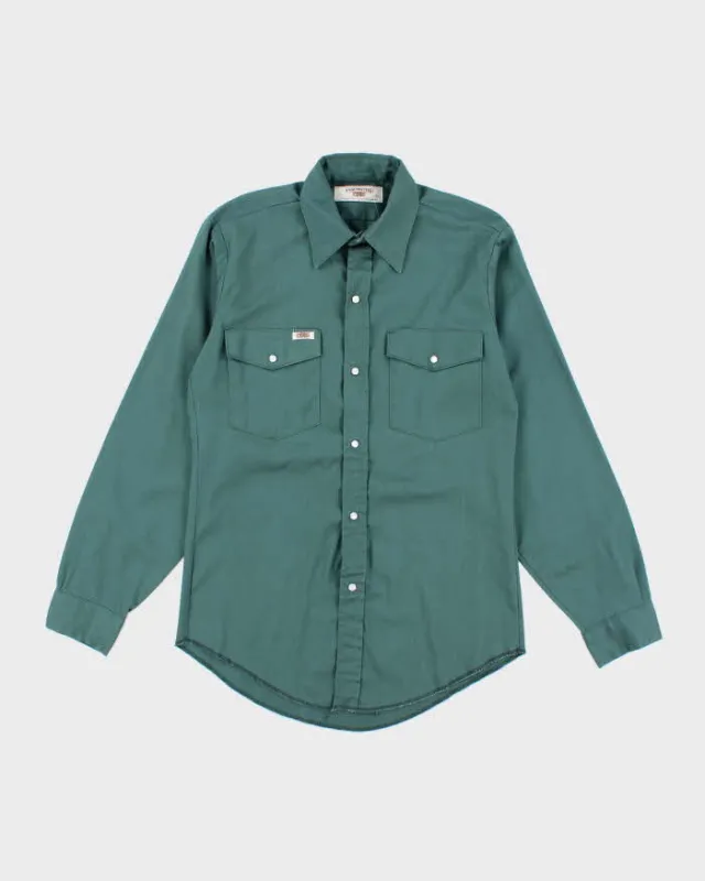Vintage 70's GWG Craft Master Western Snap Button Shirt - S sold by Rokit