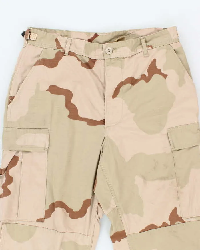 Vintage 90's Desert Camouflage Military Cargo Trousers - W32 L32 sold by Rokit product image thumbnail 2