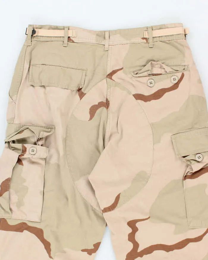 Vintage 90's Desert Camouflage Military Cargo Trousers - W32 L32 sold by Rokit product image thumbnail 4
