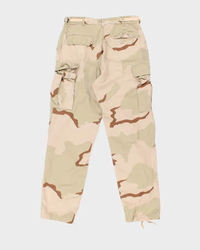 Vintage 90's Desert Camouflage Military Cargo Trousers - W32 L32 sold by Rokit product image thumbnail 3