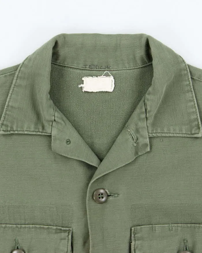 60s Vintage US Army OG-107 Utility Shirt - Large sold by Rokit product image thumbnail 4