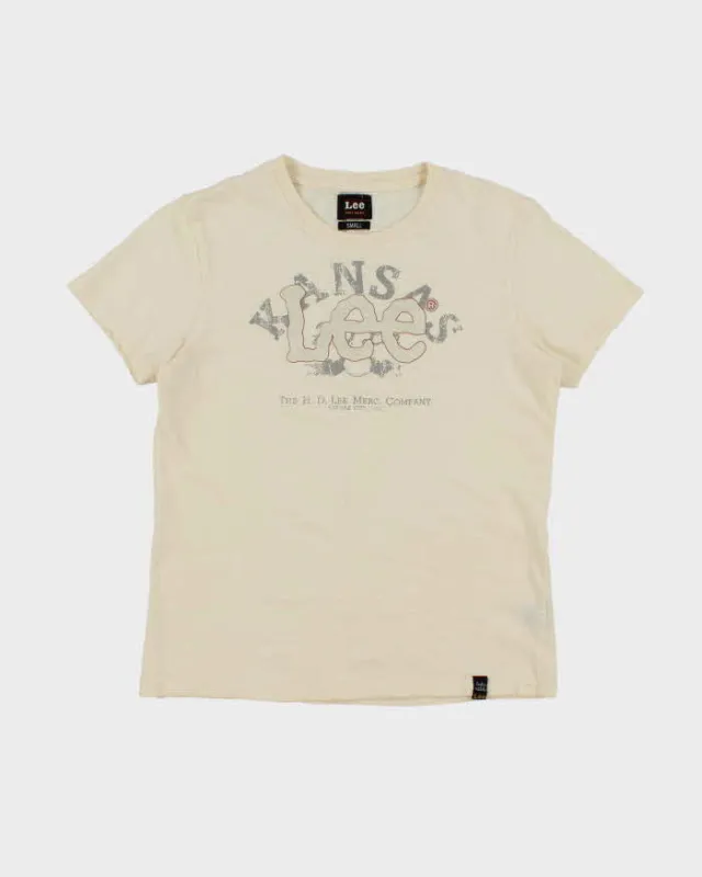 Vintage Lee Lightweight Spell Out Graphic T-Shirt - S sold by Rokit
