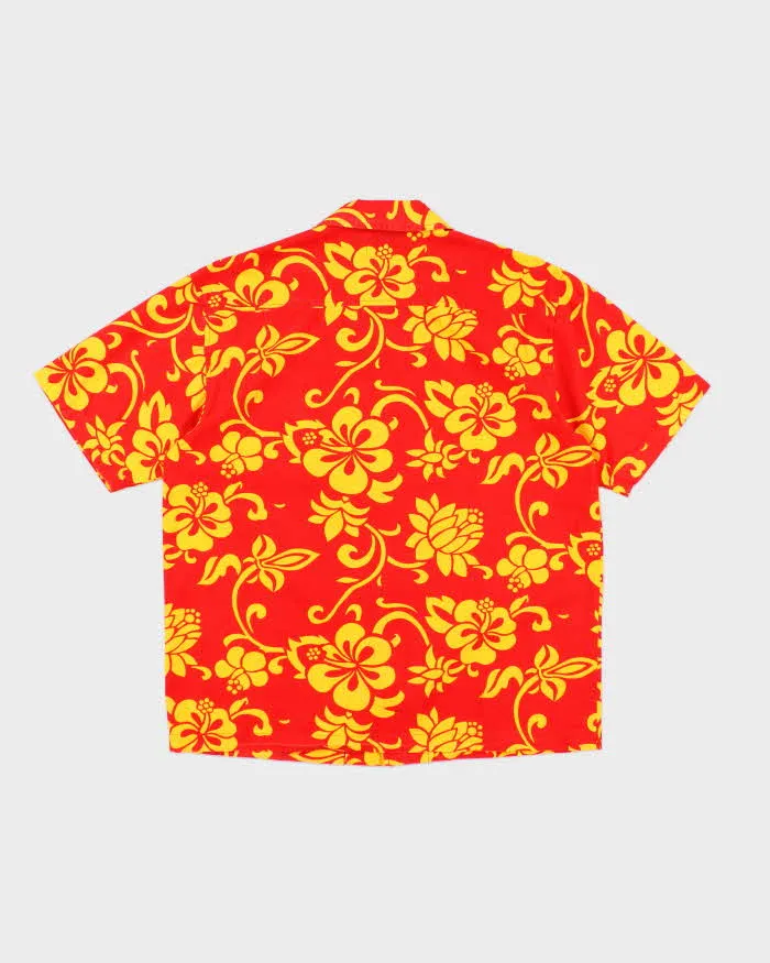 Vintage Y2K Quiksilver Floral Print Hawaiian Shirt - M sold by Rokit product image thumbnail 2