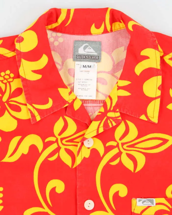 Vintage Y2K Quiksilver Floral Print Hawaiian Shirt - M sold by Rokit product image thumbnail 5
