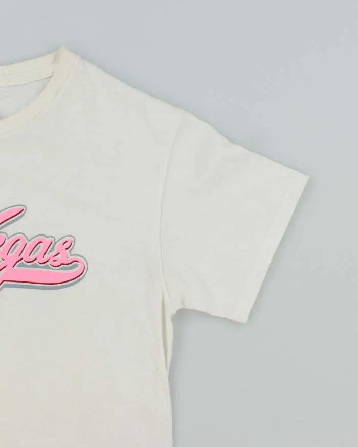 Vintage Y2K Las Vegas Spell Out Graphic T-Shirt - S sold by Rokit product image thumbnail 4