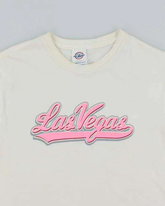 Vintage Y2K Las Vegas Spell Out Graphic T-Shirt - S sold by Rokit product image thumbnail 3