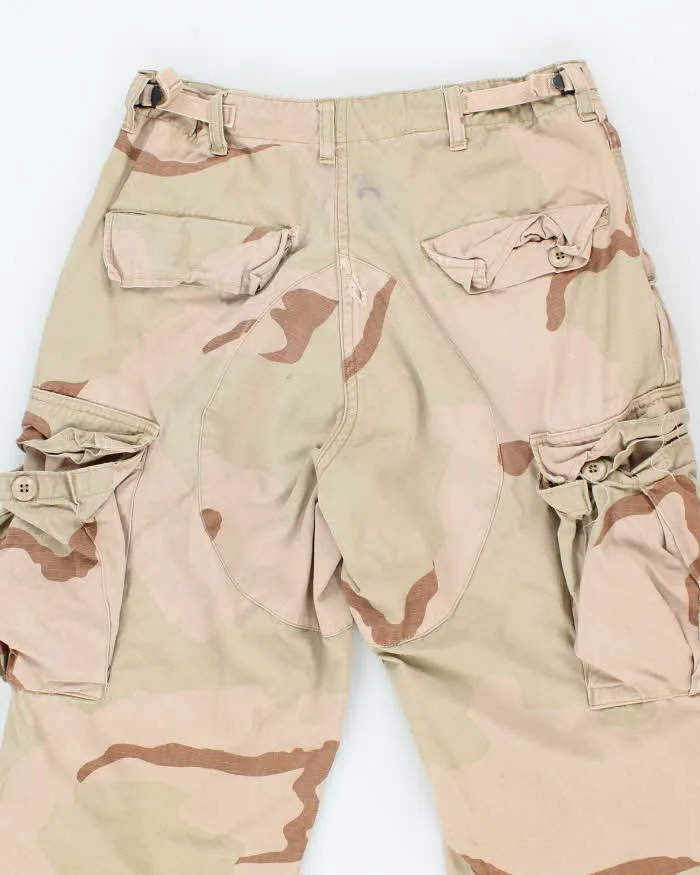 Vintage 90's Desert Camo Military Cargo Trousers - W26 L27 sold by Rokit product image thumbnail 4
