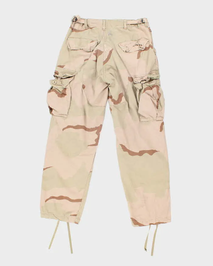 Vintage 90's Desert Camo Military Cargo Trousers - W26 L27 sold by Rokit product image thumbnail 2