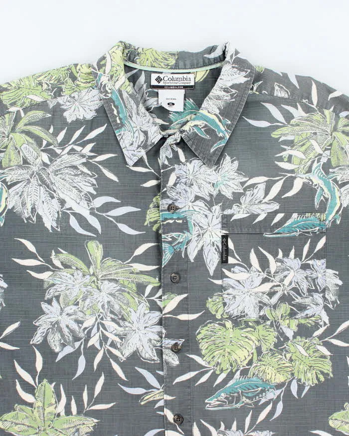 Vintage 2000's Columbia Floral Print Hawaiian Shirt - XL sold by Rokit product image thumbnail 3