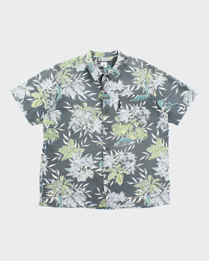 Vintage 2000's Columbia Floral Print Hawaiian Shirt - XL sold by Rokit