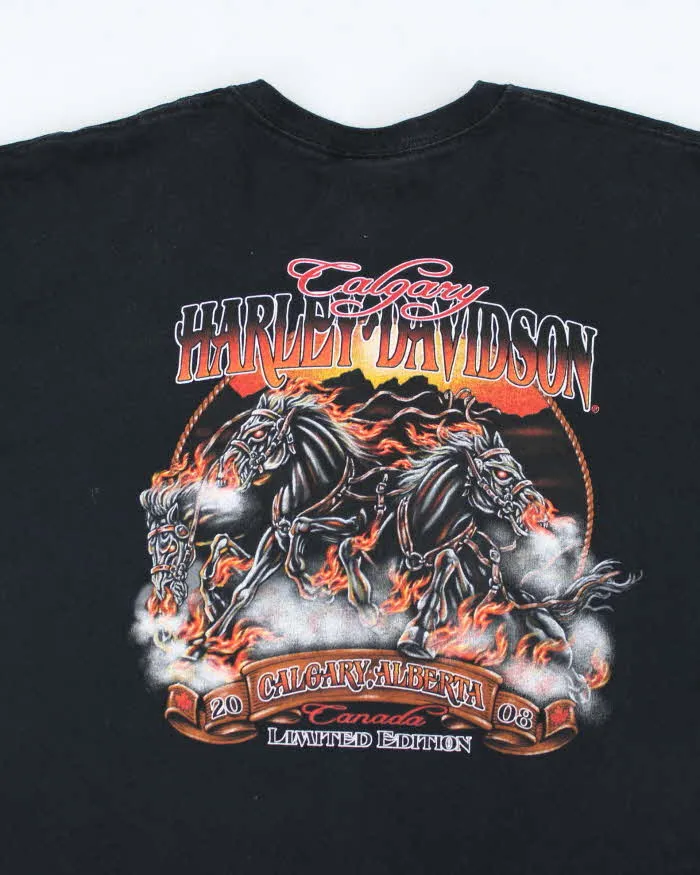 Vintage Harley Davidson Save a Horse Graphic T-Shirt - XXL sold by Rokit product image thumbnail 4