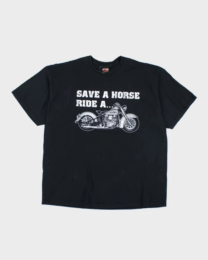 Vintage Harley Davidson Save a Horse Graphic T-Shirt - XXL sold by Rokit