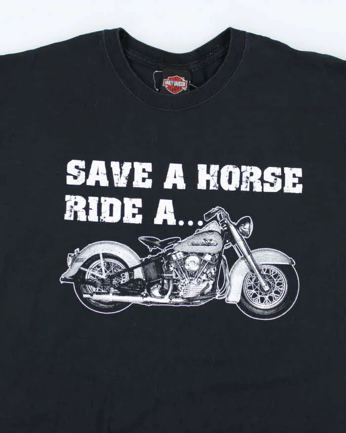 Vintage Harley Davidson Save a Horse Graphic T-Shirt - XXL sold by Rokit product image thumbnail 2