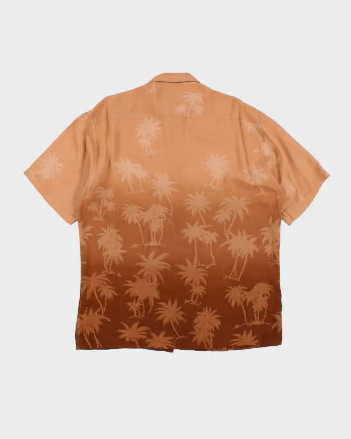 Vintage 90's Pierre Cardin Palm Tree Print Hawaiian Shirt - L sold by Rokit product image thumbnail 2
