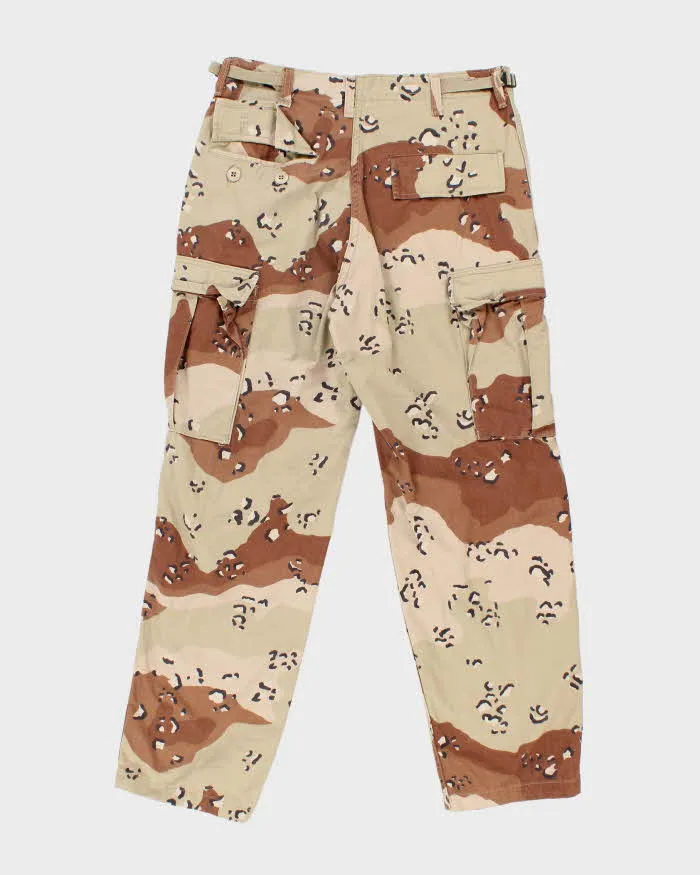 Vintage 2000's Desert Chocolate Chip Camo Military Cargo Trousers - W32 L29 sold by Rokit product image thumbnail 2
