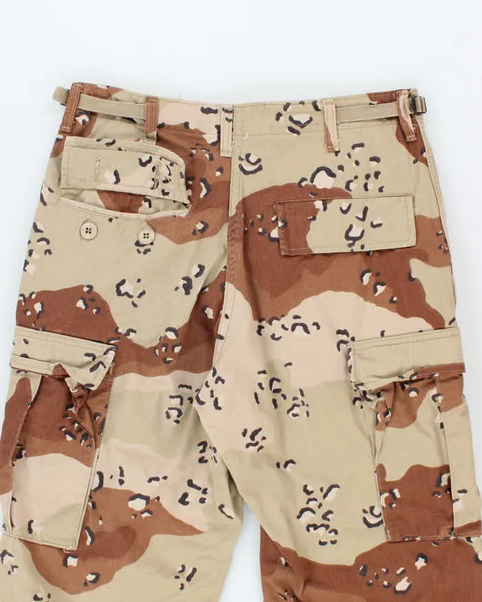 Vintage 2000's Desert Chocolate Chip Camo Military Cargo Trousers - W32 L29 sold by Rokit product image thumbnail 4