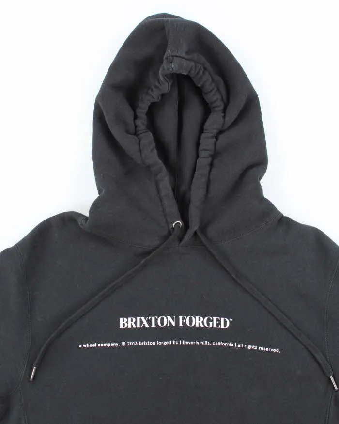 Vintage Brixton Centre Logo Oversized Hoodie - S sold by Rokit product image thumbnail 3