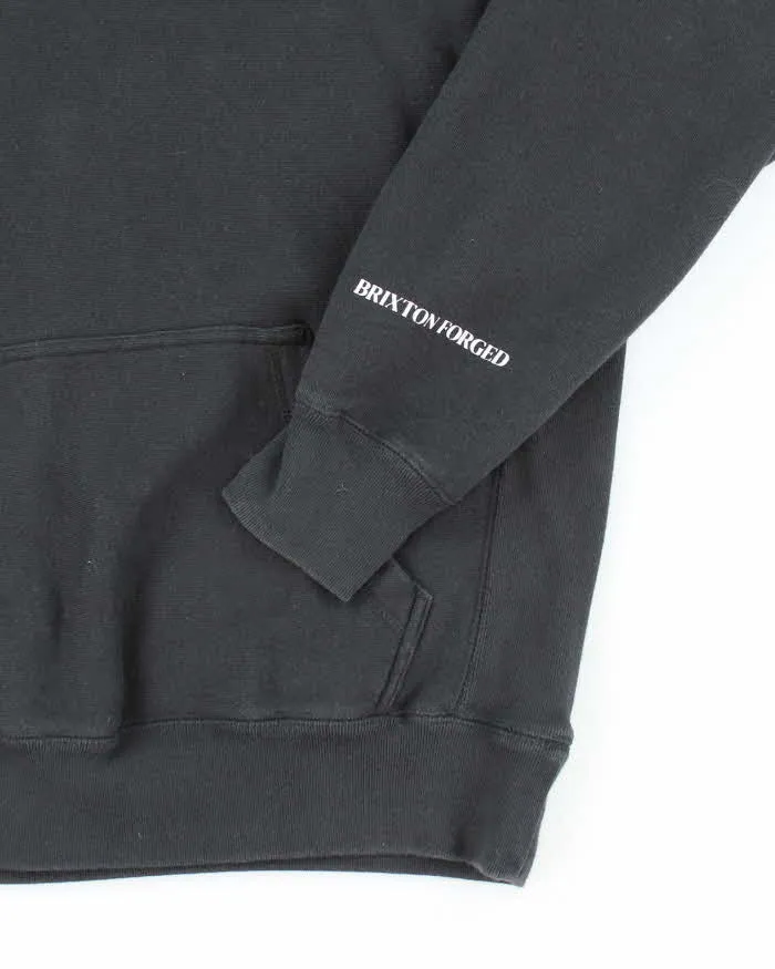 Vintage Brixton Centre Logo Oversized Hoodie - S sold by Rokit product image thumbnail 4