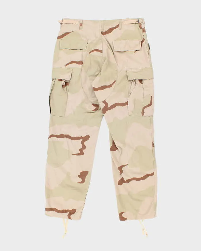 Vintage 90's Desert Camouflage Military Cargo Trousers - W34 L30 sold by Rokit product image thumbnail 2