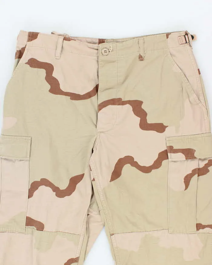 Vintage 90's Desert Camouflage Military Cargo Trousers - W34 L30 sold by Rokit product image thumbnail 3