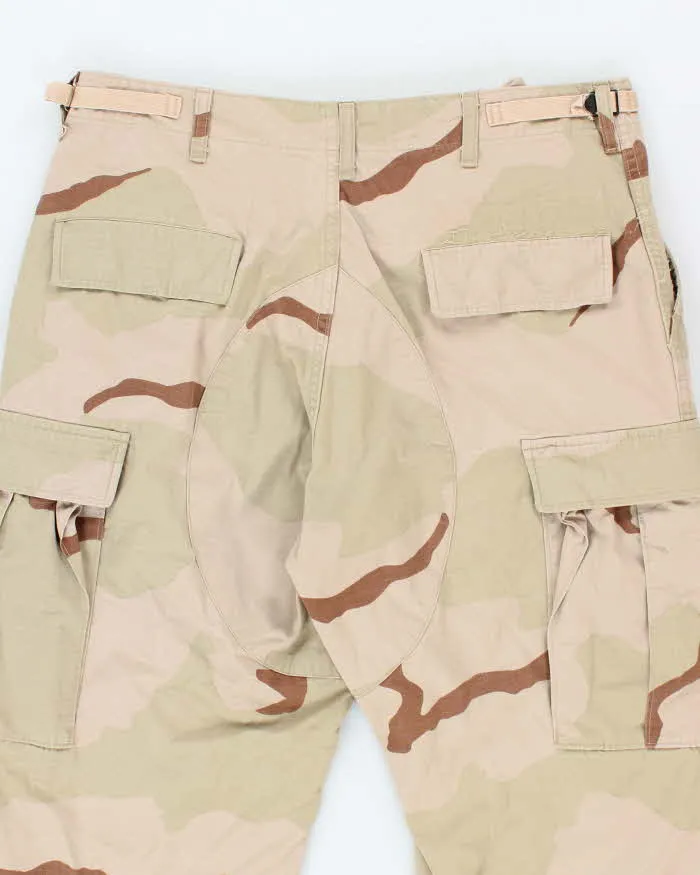Vintage 90's Desert Camouflage Military Cargo Trousers - W34 L30 sold by Rokit product image thumbnail 4