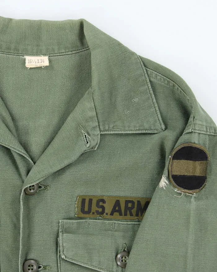 60s Vintage US Army OG-107 Utility Shirt - X-Large sold by Rokit product image thumbnail 4