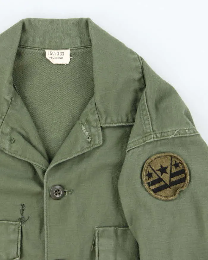 60s Vintage US Army OG-107 Utility Shirt - Large sold by Rokit product image thumbnail 4